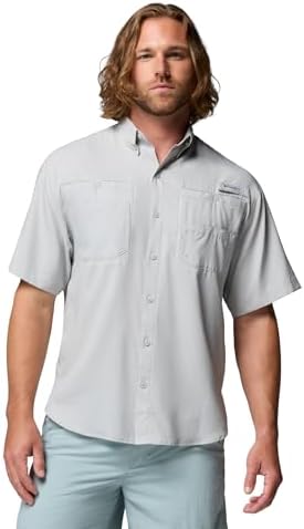 Tamiami II SS Shirt, Top in tessuto, Tecnologia Omni-Wick, Asciugatura rapida, Design traspirante, Porta-attrezzatura - da uomo