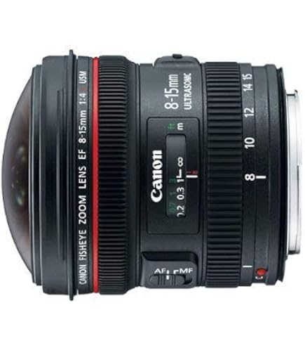 Amazon.com : Canon EF 8-15mm f/4L Fisheye USM Ultra-Wide
