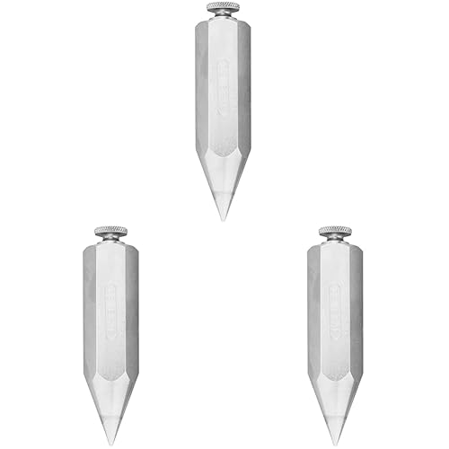 General Tools 790-12 Hexagon Steel Plumb Bob, 12 Ounce (Pack of 3)