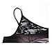 TrendiMax Women Gothic Skull Tank Tops Punk Rock T Shirt Lace Patchwork Floral Death Top Blouse