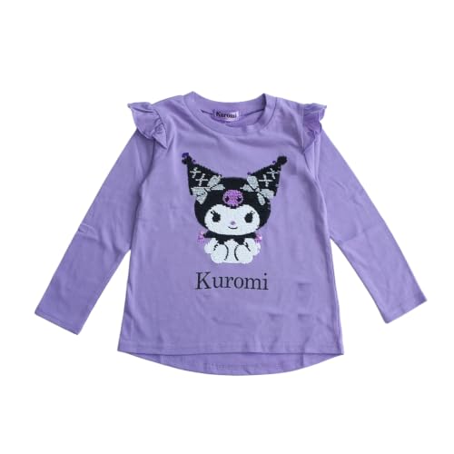 【Sanrio】ロングスリーブTシャツ スパンコール ガールズ クロミ PU 120