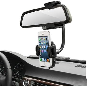 Automobile Telephone - Degree Car Rear View Mount Holder Stand Cradle Cell Phone - Railway Set Gondola Ring Machine Headphone Motorcar Call Cable Sound Elevator Railcar - 1PCs