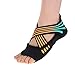 Vbestlife Yoga Socks Non Slip Women, Yoga Pilates Socks with Grips Non Slip Skid Dance Training Shoes with Toes for Pilates Ballet Barre Bikram Studio Women Men(M（37-38）)