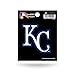 Rico Industries SRT4401 MLB Kansas City Royals Short Sport Decal,White,3.5