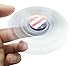 Fidget Spinner flag, Alled Hand Spinner Toy Stress Reducer, 1-3 Mins Spins Tri-Spinner Finger Toy Focus Toy Relieves ADHD EDC Anxiety for Adults and Kids with 2 Gift Nail File (Flag)