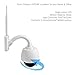 Outdoor IP Camera Optical Zoom - HD 960p w/ 32g SD Storage - Weatherproof Wireless WiFi Home Security Surveillance ONVIF H.264 - Outside PTZ Pan Tilt Dome and 4x Zoom PC iOS Android - Pyle PIPCAMHD47