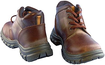 Brown European Genuine Leather Kids Shoes with Laces (10 toddler)