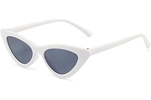 WZWLKJ Little Girls Cat Eye Sunglasses Retro Vintage Narrow Sunglasses for Kids for Outdoor Beach Holiday