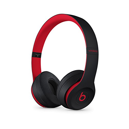 Beats S/o/l/o_3 Wireless On Ear Headphones with Carrying Case (Black-Red)