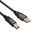 Printer Cable, ShineKee 25ft USB 2.0 High Speed Gold-Plated Connectors Printer Scanner Cable Cord A Male to B Male for HP, Canon, Lexmark, Epson, Dell, Xerox, Samsung etc