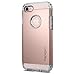 Spigen Tough Armor iPhone 7 Case with Extreme Heavy Duty Protection and Air Cushion Technology for iPhone 7 2016 - Gunmetal (Rose Gold)