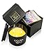 OOJRA Large 13oz/370g 3 Wick Jasmine Bamboo Essential Oil Scented Soy Wax Luxury Aromatherapy Candle with Lid and Gift Box
