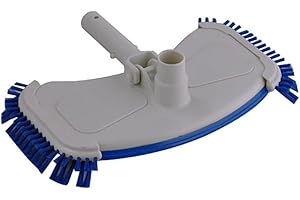 12" Butterfly Pool Vacuum Head with Side Brushes – Swimming Pool Suction Cleaner for Above Ground & In-Ground Pools, Spas | S