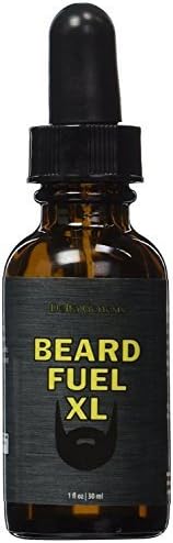 Beard Fuel XL | Top Facial Hair Solution for Maximum Beard Volume Flux | Invigorate and Care for Your Man Beard | Maximize Healthy Growth | Fragrance Free Beard Oil by Delta Genesis