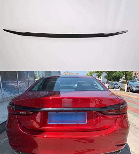 Car Rear Trunk Upper Trim Strip Trunk Lid Cover Trunk Upper Carbon Fiber Style Molding for Mazda 6 Sedan 2018 2019 2020