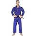 Elite Sports BJJ GI for Men IBJJF Kimono BJJ Jiu Jitsu Lightweight GIS W/Preshrunk Fabric & Free Belt (Blue, A2)