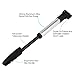 Mini Bike Pump | Lanlan Tire Pump Quickly Easily Fix Bicycle Tires with Glueless Puncture Repair Kit 2xScrews 1xBall Needle 2xBalloon Attachment High Pressure Portable Bicycle Tire Inflator