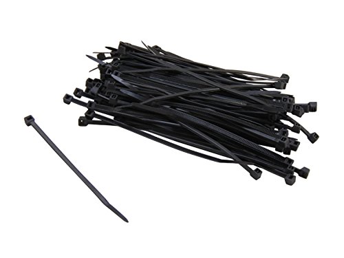 UPC 899744103586, Nippon Labs CT-4MINI-BK 4&quot; Mini Cable Ties, 100 Pieces/Bag, Black