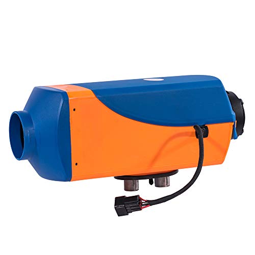 TABODD New 12V Air Diesel Fuel Heater 5KW Vehicle Heater LCD Monitor Silencer 5000W for Trucks Boats Bus Car Motor-Homes Orange