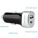 USB C Car Charger, Archeer 5.4A Dual USB Car Charger, Portable Travel Charger with USB Type-C and Standard USB A Outputs for LG G5, Nexus 5X, Nexus 6P, Lumia 950XL
