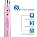 Electric Toothbrush Kids Battery Powered with Smart Timer Sonic Toothbrush Built in LED Light with 7 Songs 2 Brush Heads for Children and Toddler Age 3 to 6 Blue by Fairywill