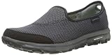 Skechers Performance Women's Go Walk Rival Slip-On Walking Shoe,Black/Grey,6 M US
