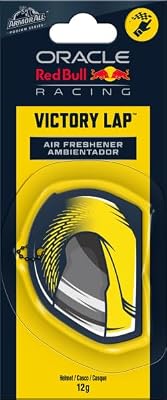 Ambientador de Carro Suspenso da Série™ Podium – Logótipo do capacete, fragrância Victory Lap™, Removedor de Odores do Automóvel, até 40 Dias de Frescura em Colaboração com a Oracle Red Bull Racing