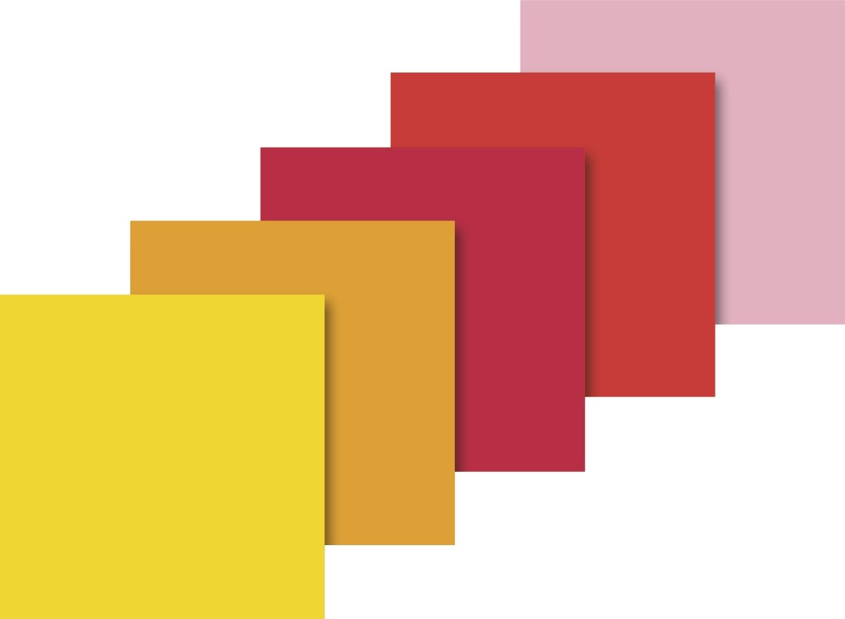 HEYDA Paper Pompom Set Red