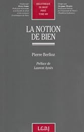 La  notion de bien