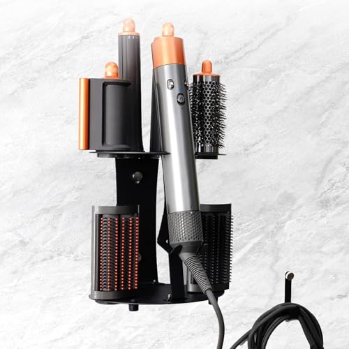 Fit fot Dyson Airwrap Organizer Stand, Desktop or Wall Mount Storage Holder for 6 Attachments