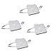 16 Pack Tens Unit Pigtail Square Electrode Pads 2 X 2 inch Premium Quality 510k FDA Cleared Self Adhesive Bulk Wholesale Replacement Pads