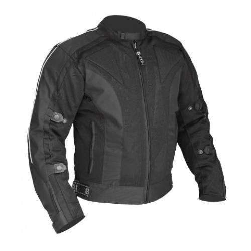 Bikers Gear Australia Chicane Lightweight Summer Air Flow Mesh Vented Motorcycle Jacket with CE