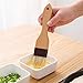 1 inch & 1.5 inch Pastry Brush Natural Boar Bristle Basting Brush Kitchen Oil Brush with Beech Wooden Handle and Hanging Rope String Grill BBQ Sauce Baster Baking Cooking Marinade Brushes (Pack of 2)