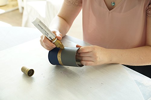 KREUL 46252 - Acrylic Metallic Marker with Chisel Tip, XXL, 15 mm, Silver - Thumbnail 2