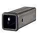 CURT 49510 2-1/2-Inch x 10-Inch Weld-On Raw Steel Trailer Hitch Receiver Tube, Black