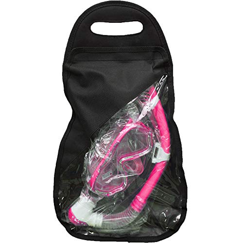 image for WACOOL Snorkeling Snorkel Package Set for Kids Youth Junior, Anti-Fog 