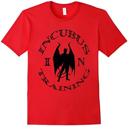 Men's Incubus In Training Shirt Sexy Devil Demon Guy Tee 2XL Red