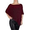 Mimosa Dames Popcorn Stijl Plain Stretch Fish Net Haak Batwing Kleine Poncho