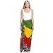 Women's Rasta Reggae Lion Beach Summer Sarong Wraps Cover up-One Size