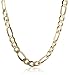 Men's 14k Yellow Gold 9mm Figaro Chain Necklace, 24