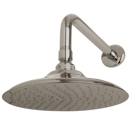 With 12" Shower Arm Combo, Satin Nickel