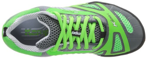 Kempa Women's Hurricane Handball Shoes 37 Eu (4 Damen's Uk) Gray Grau (Grau/Fluo Green/Black 02)