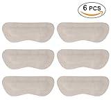 Heel Pads Cushion High Heel Grip Liners 6PCS Leather Foot Inserts Anti Slip Foot Insoles for Blister Prevention