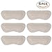 Heel Pads Cushion High Heel Grip Liners 6PCS Leather Foot Inserts Anti Slip Foot Insoles for Blister Prevention