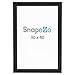 SnapeZo Poster Frame 30x40 Inches, WIDE Black 1.7 Inch Aluminum, Front-Loading Snap Frame, Wall Mounting, Wide Series