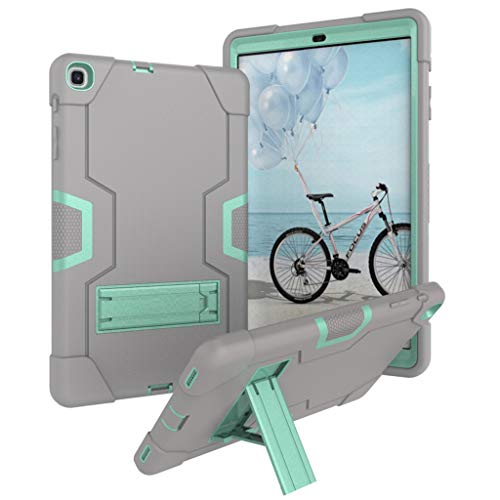 Cywulin Hybrid Case for Samsung Galaxy Tab S5e 10.5 2019 SM-T720 SM-T725 Heavy Duty Full-Body Bumper Rugged Military Tough Armor with Kickstand Protective Cover Hard Shell Shockproof Protector (L) - Thumbnail 3