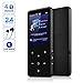 MP3 Player,AMDISI Bluetooth MP3 Player with 2.4'' Large Screen, Slim Portable Music Player with Speaker,Touch Buttons,HiFi Lossless Sound Quality,FM Radio/Recorder,16GB Come with a Wired Headphone