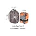 Inspired Equipment Camping Pillow Compressible & Portable | Best Camping Gear for Adults & Kids | (Orange)