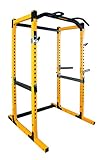 Powertec Fitness Work Bench Power Rack, Yellow