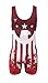 TRI-TITANS Victorious Eagle Reversible Wrestling Singlet - Freestyle Greco Roman Folkstyle - Red and Blue Mens & Youths